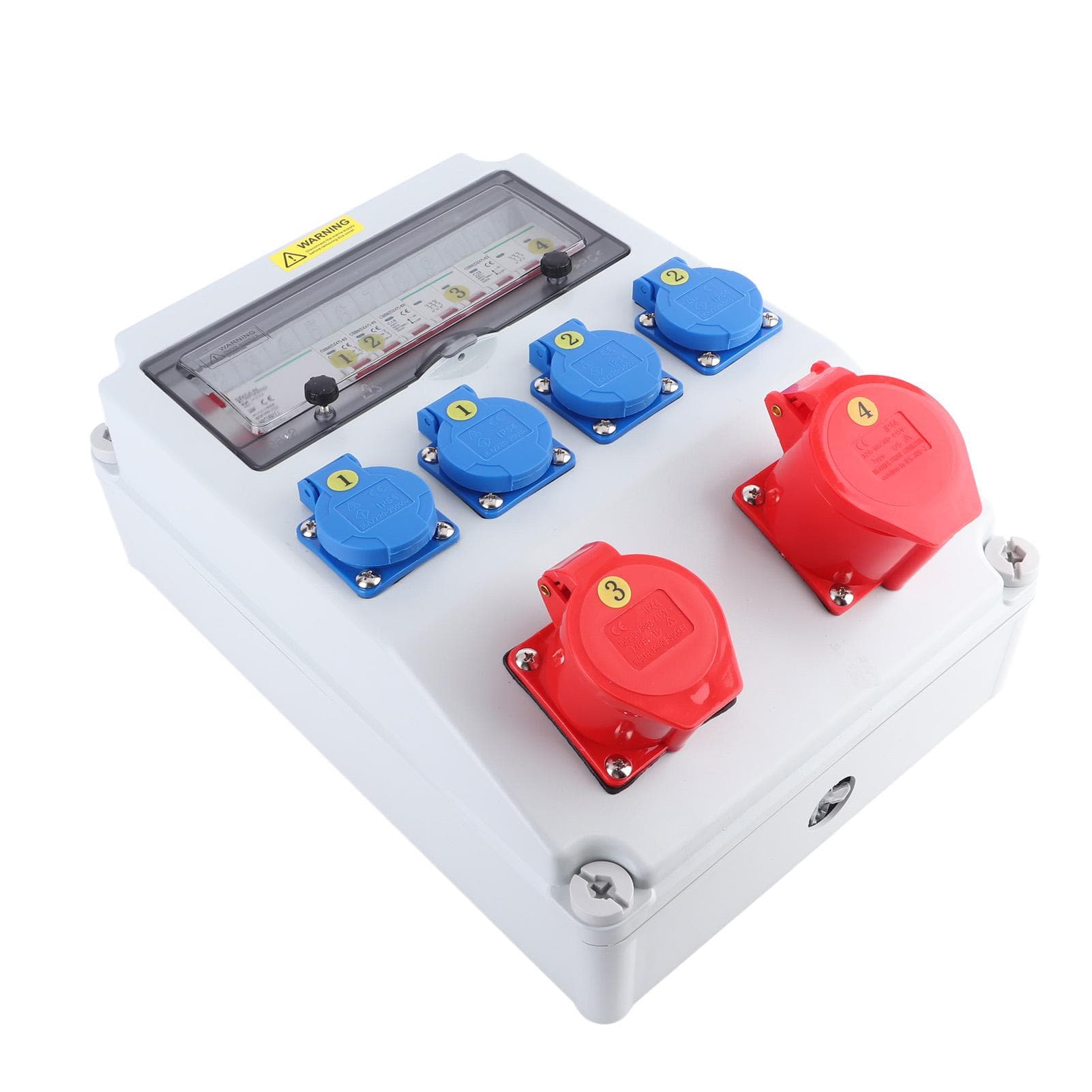 Industrial Socket Box 2 Core 220?250V 5 Core 380?415V Sockets C16 C32 Circuit Breakers Power