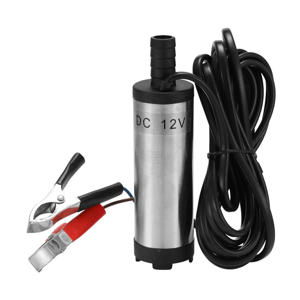 DC 12V Electric Submersible Pump Stainless Steel Submersible Pumps for Water Diesel Oil Kerosene 12