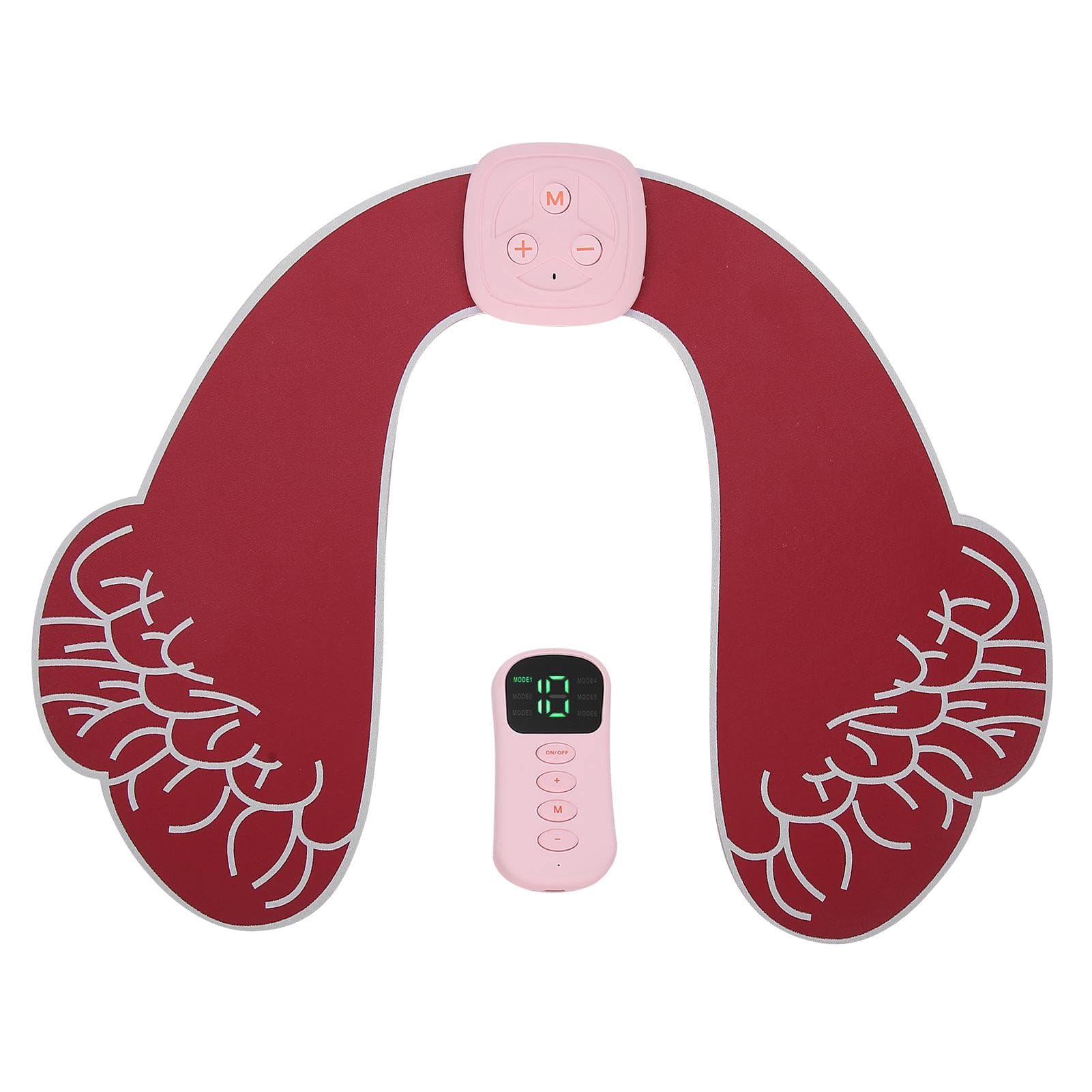 Electric Hip Trainer Remote Butt Muscle Stimulator Rechargeable Lifting Buttock TonerLight Pink