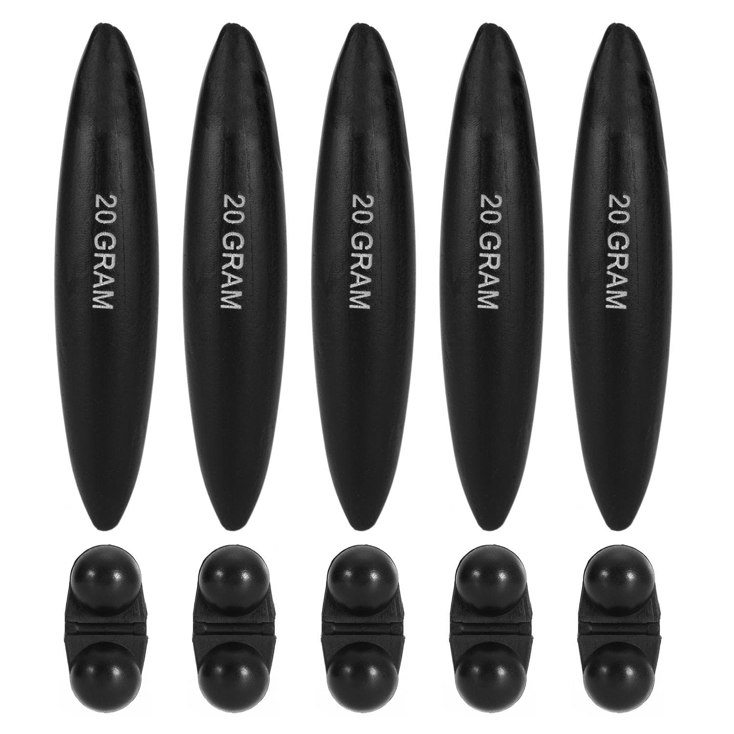 20g / 30g EVA Inline Float with Bell Fishing Buoyancy Floats Weight Bead Catfish Float Fishing 20g - 5pcs