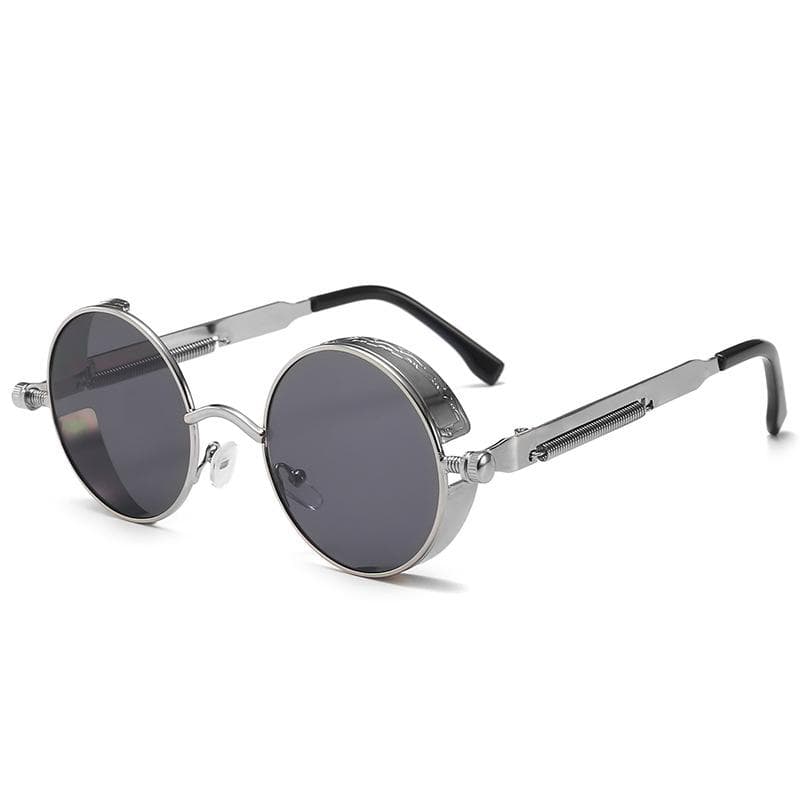 Metal Steam Punk Style Sun Glasses Steampunk Fashion Retro Round Sunglasses