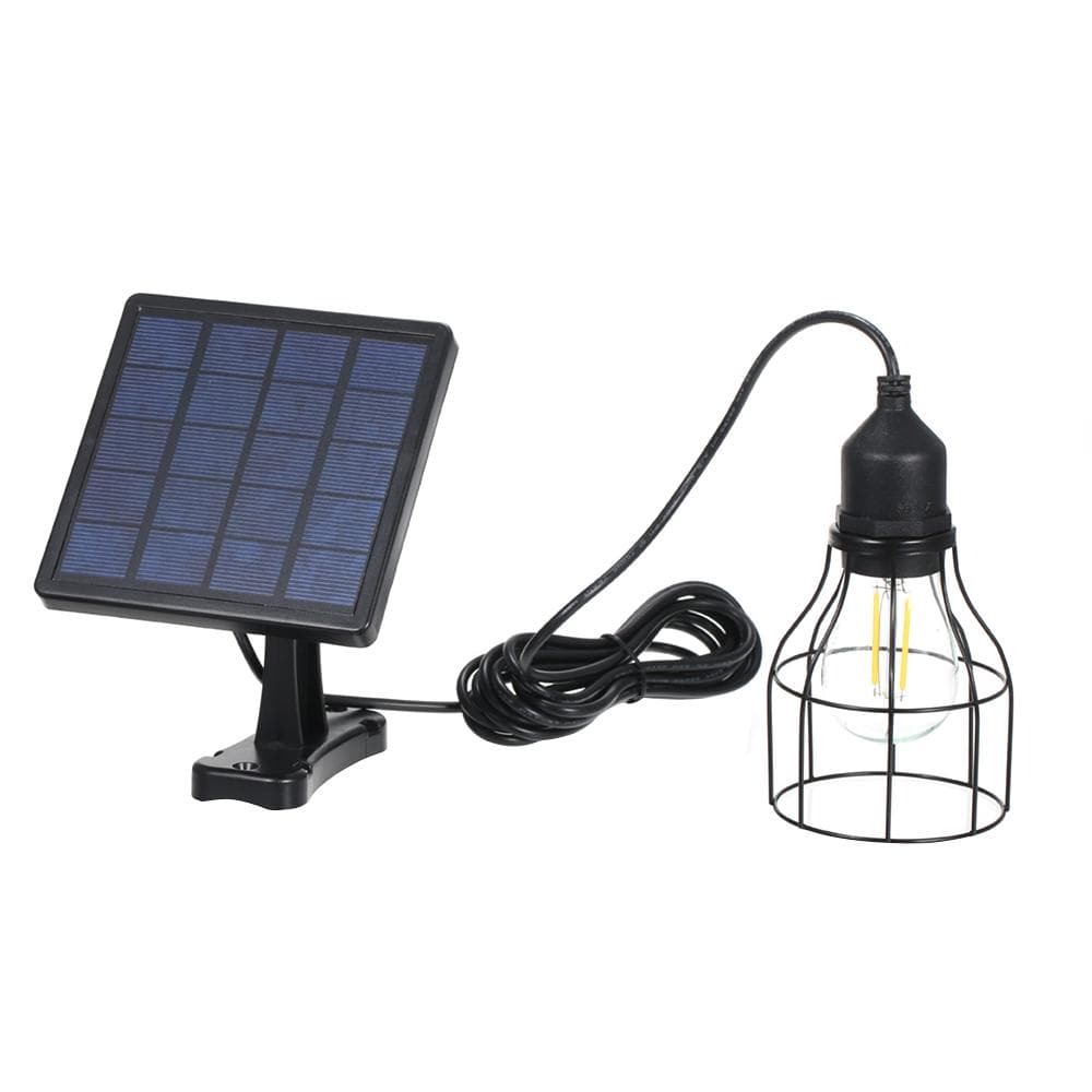 Solar Powered Energy Pendant Light E27 Outdoor Lamp Sensitive Light IP65 Water Resistance type 2