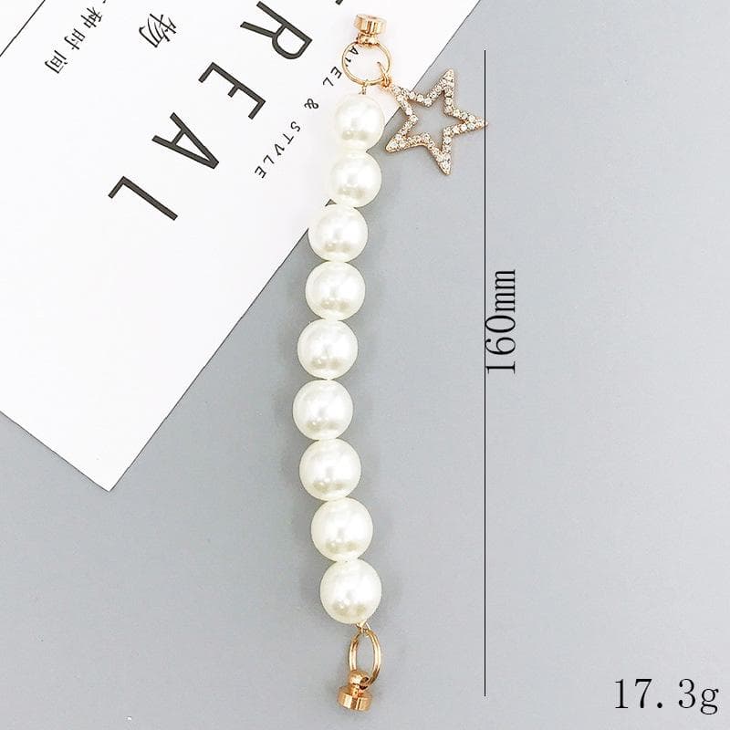 Mobile Phone Straps Phone Pendant Lanyard Decoration Phone Case Anti Lost Chain Beaded Secure for DIY Phone Case Accessory