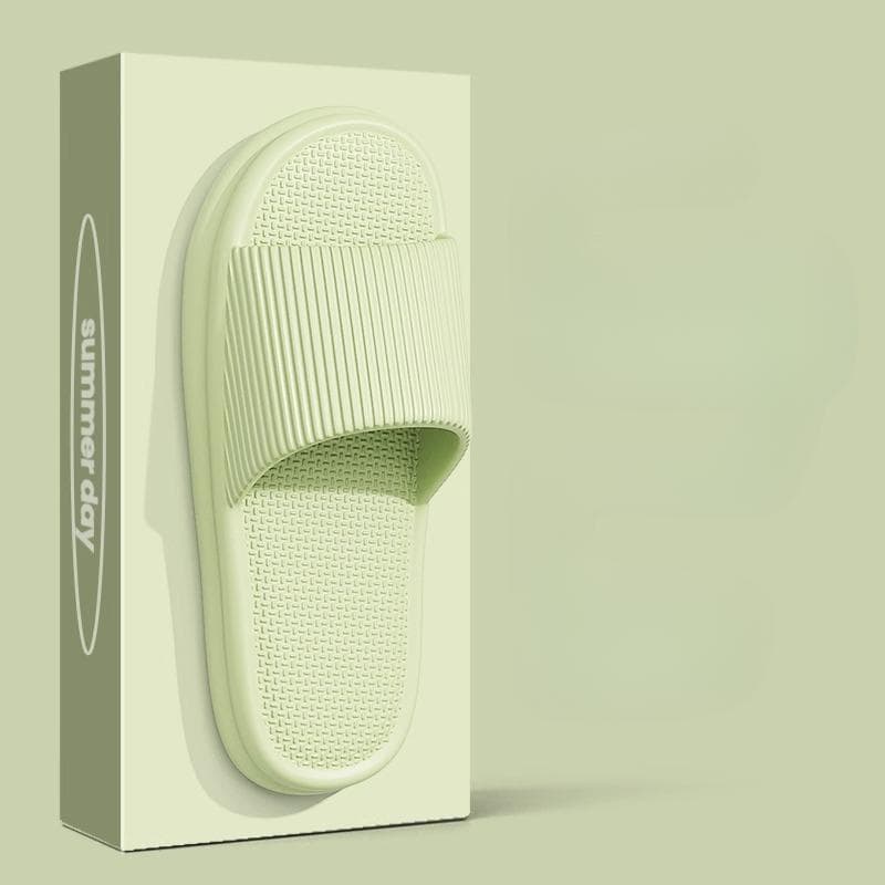 Sandals Slippers Men's Slippers, Men's Summer Home Living Room Bathroom Non-slip Couple Slippers 36-37 light green