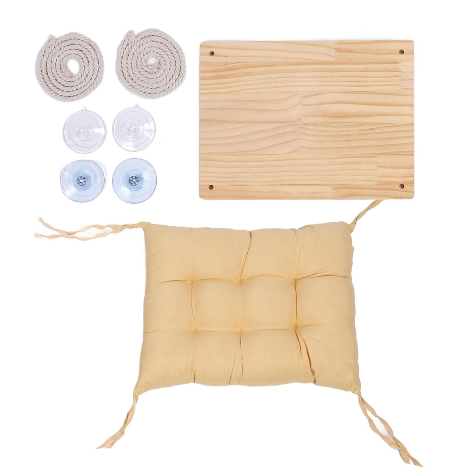 Cat Window Perch Sturdy Cat Window Bed Resting Seat Space Saving Wooden Window Mounted Cat Hammock