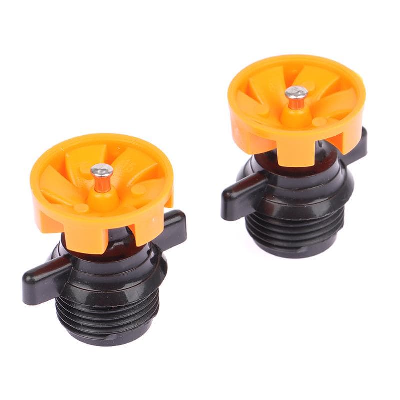 2PCS Automatic Rotation 360 Degree Watering Nozzle Sprinkler Garden Park Lawn Flower Vegetable Irrigation 2pcs