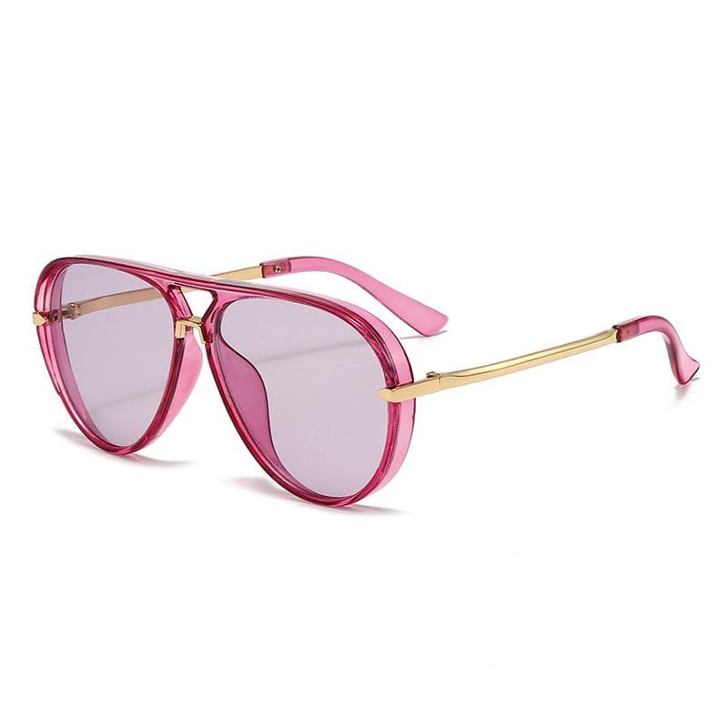 Fashion Sunglasses UV Resistant Large Frame Retro Fluorescent Green Sun Visors Multifunctional Glasses for Women Men