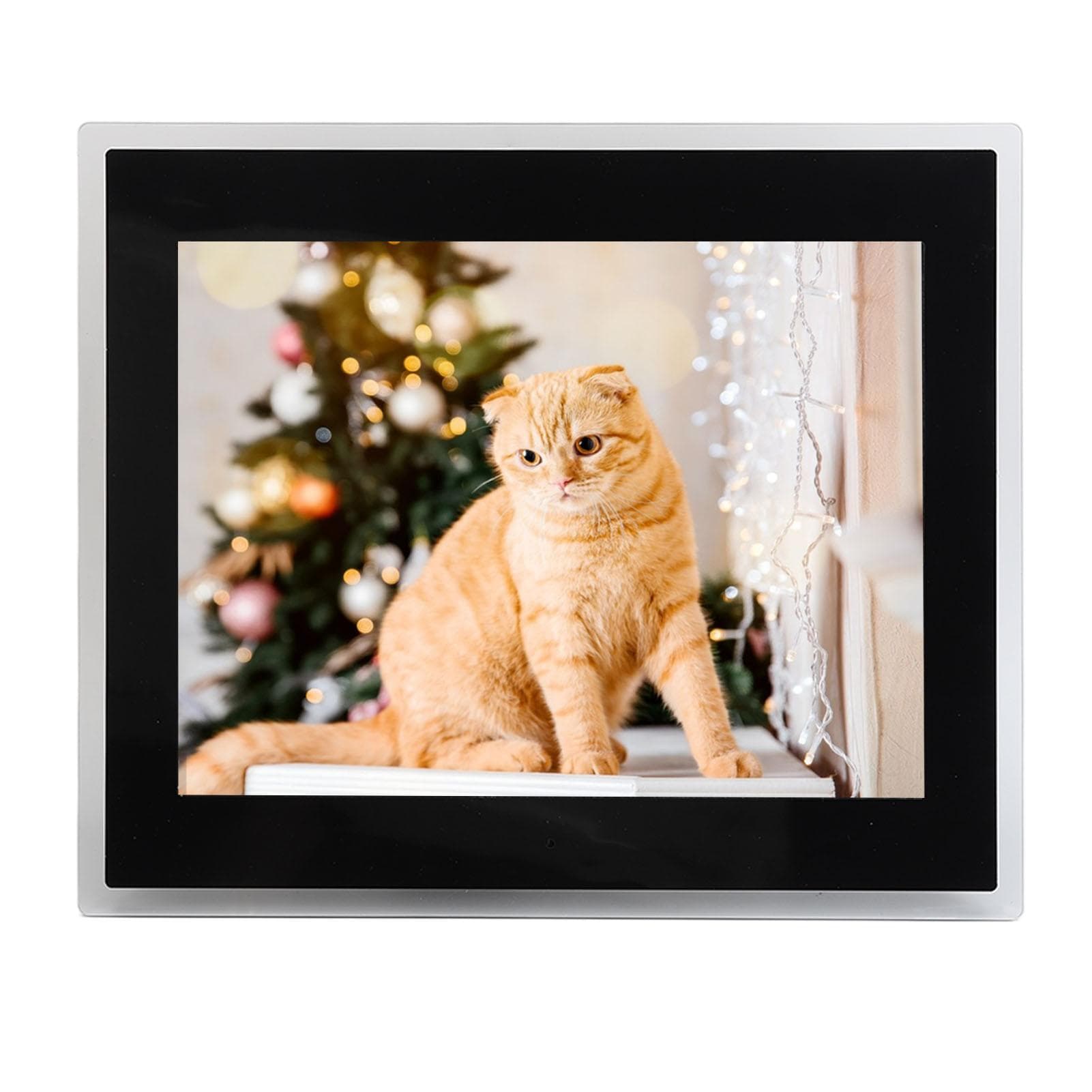 15inch Digital Picture Frame High Definition 4:3 LCD Screen Stereo Sound Speaker Electronic Photo EU Plug