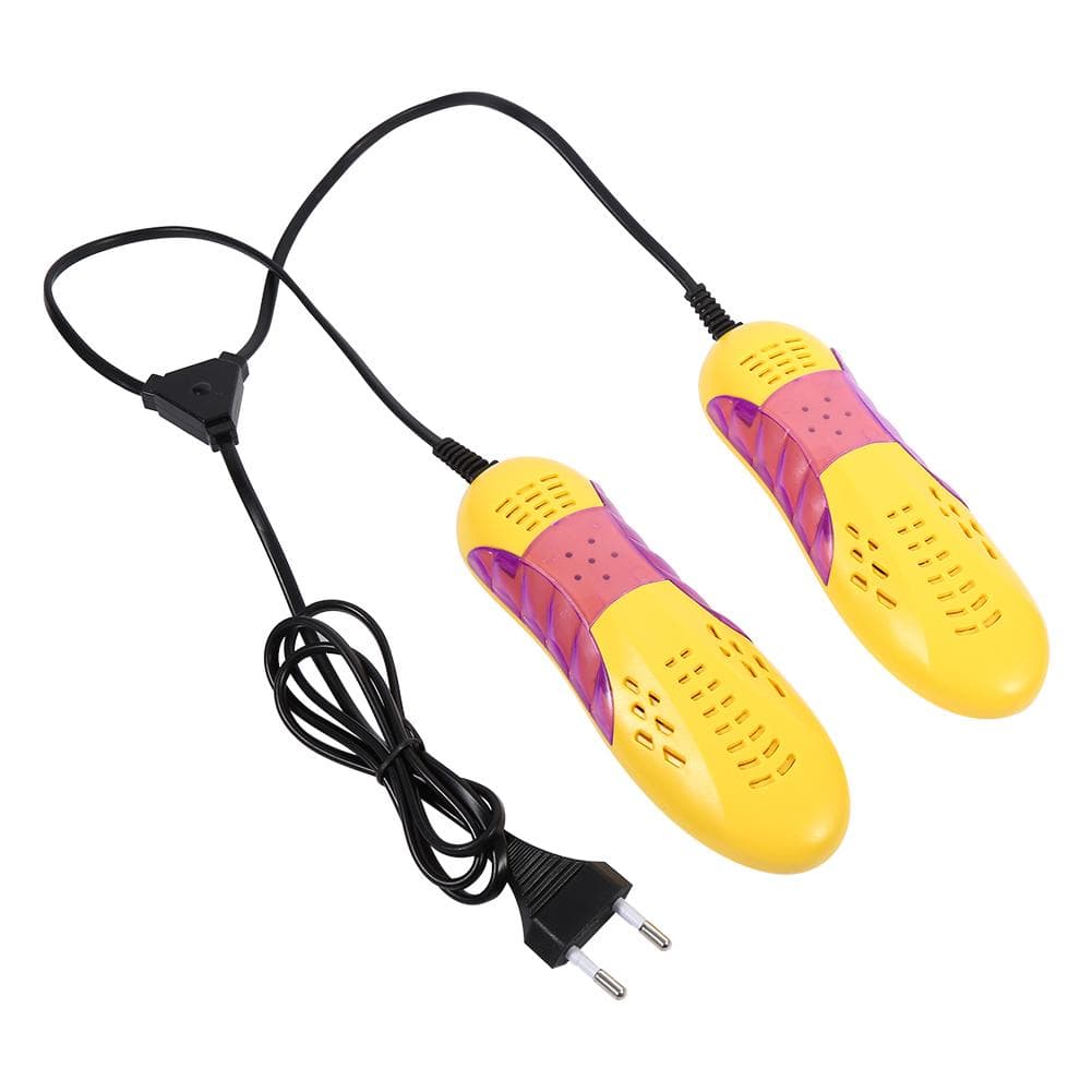 Voilet Light Shoe Dryer Heater Warmer Boot Deodorant Dehumidify Device Plastic Shell white