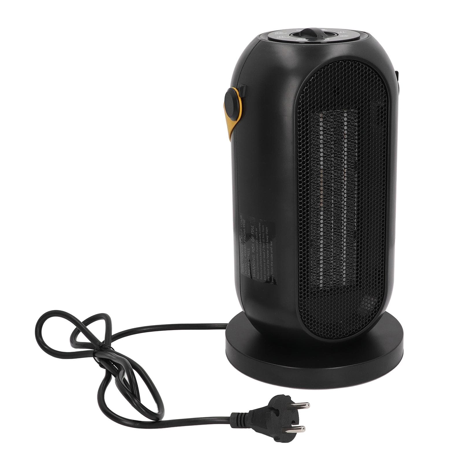 Electric Oscillating Space Heater with PU Leather Handle Tip Over and Overheat Protection Heater