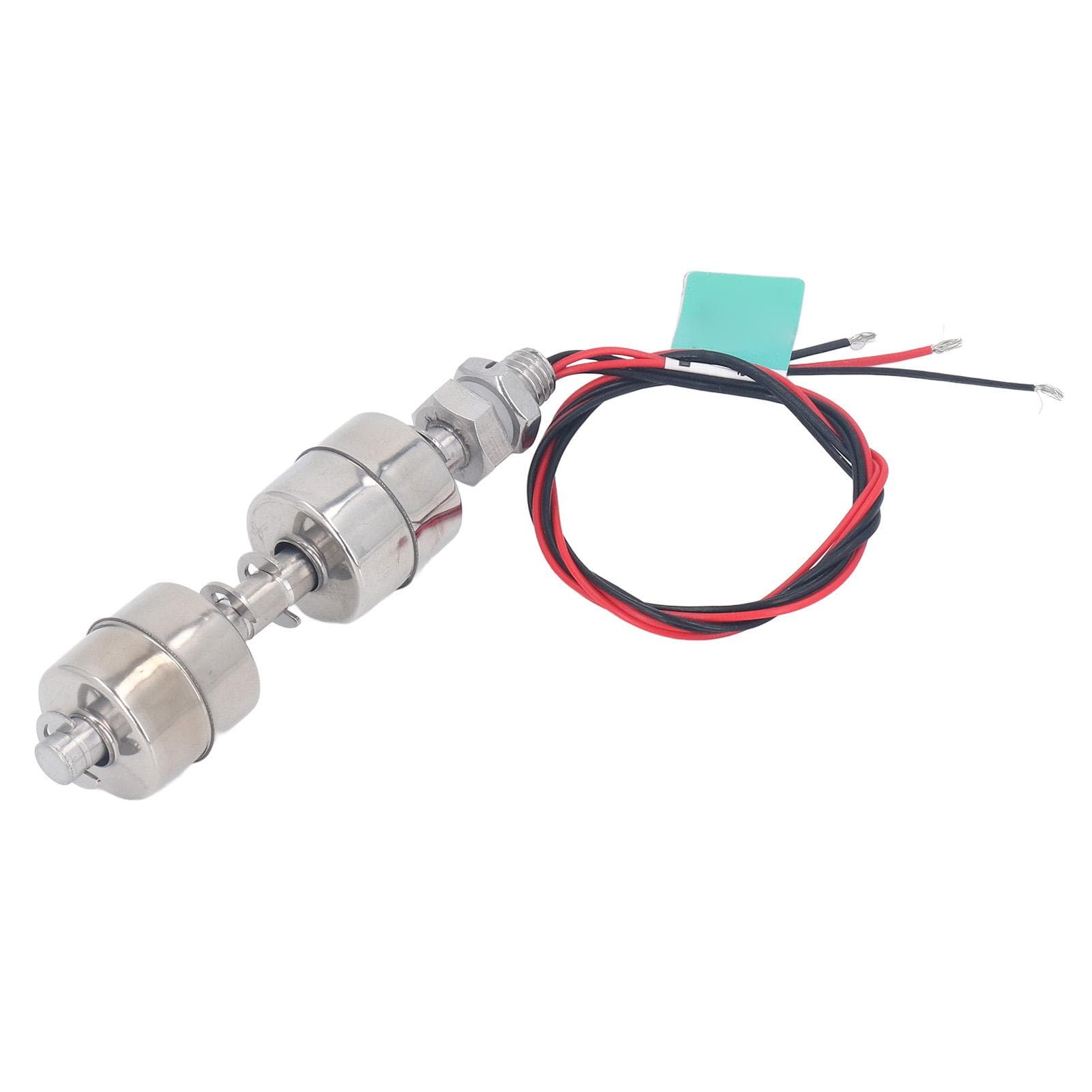 100mm Dual Ball Float Switch with Wire Liquid Water Level Controller Stainless Steel Float Sensor
