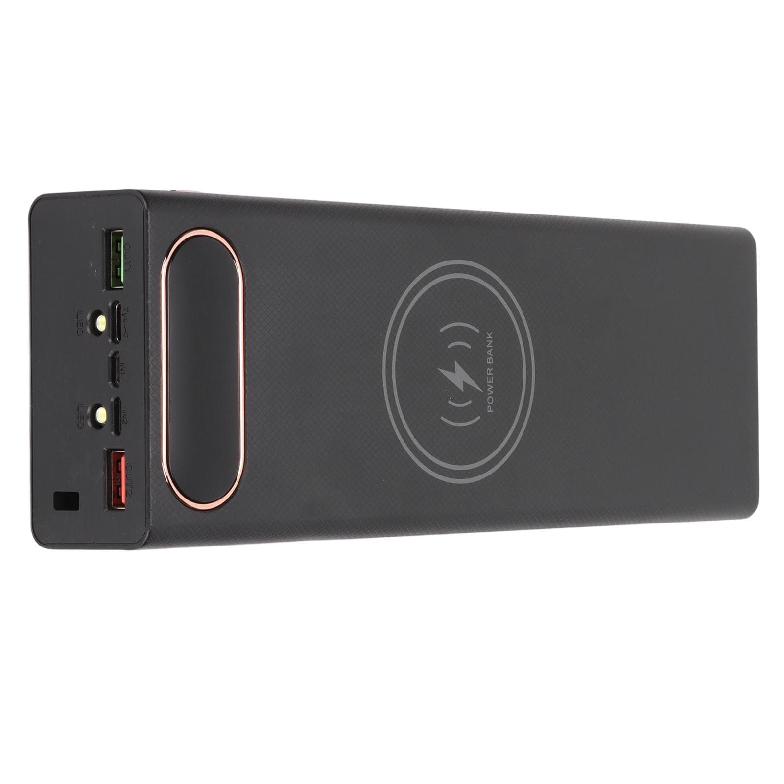 L20 QC 22.5W+15W Wireless Charging Battery Case 20x18650 Battery Box DIY Power Bank(White ) black