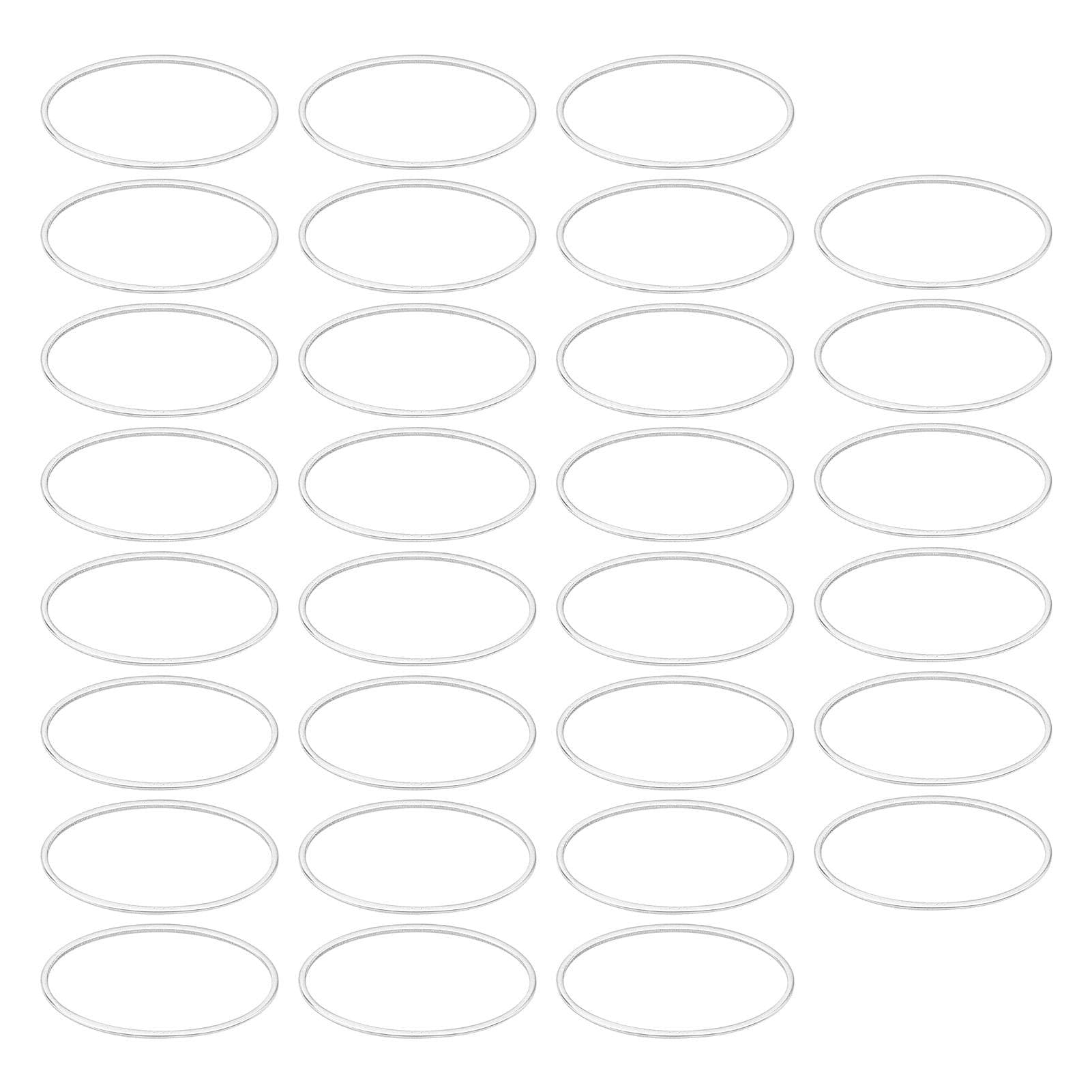 DIY Open Bezels Hollow Frame Pendant Resin Craft Bezels Jewelry Making Supplies AccessoryOval Shape