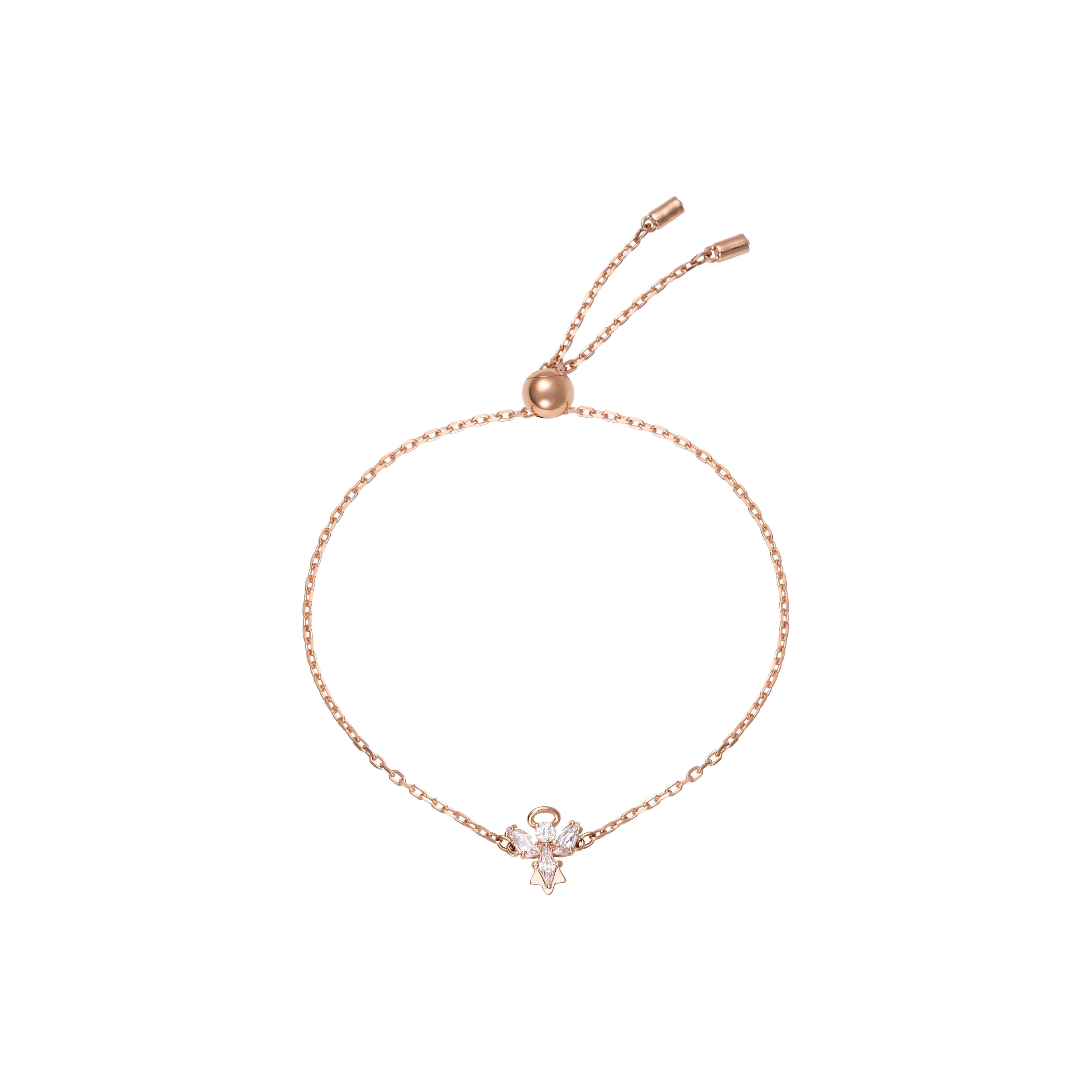 Swarovski Magic Angel Shaped Alloy Bracelet Women bracelet Rose-Gold 5646740 Box (Random Color)