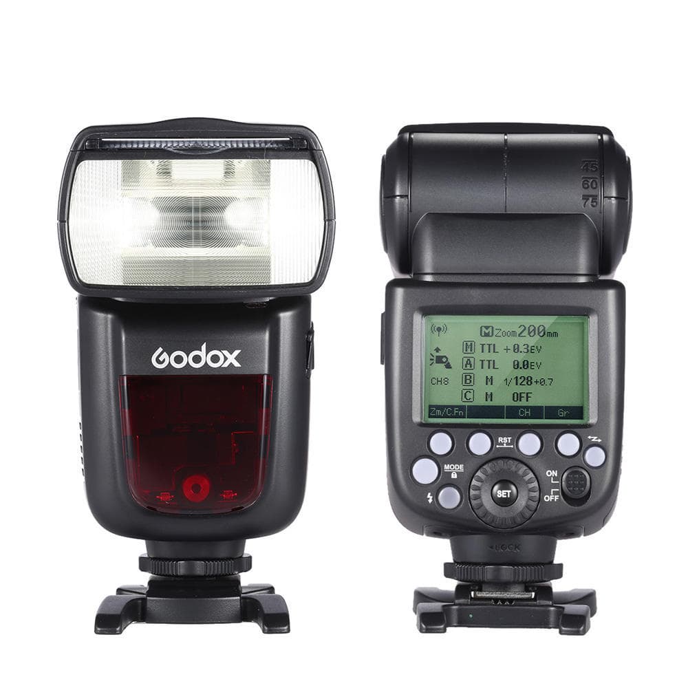 Godox V860II-C E-TTL 1/8000S HSS Master Slave GN60 Speedlite Flash Built-in 2.4G Wireless X System EU Plug