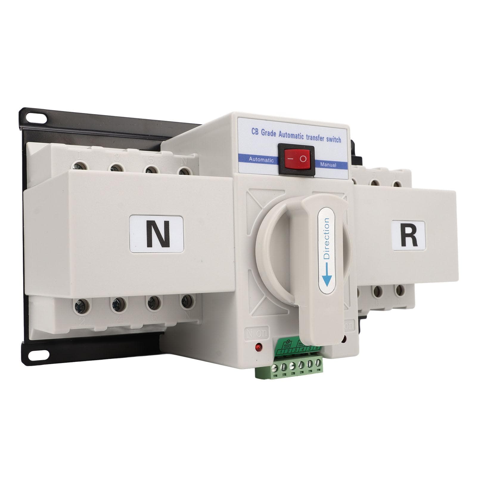 4P Dual Power Automatic Transfer Switch 63A Circuit Breaker Changeover Switch Fire Fighting Type