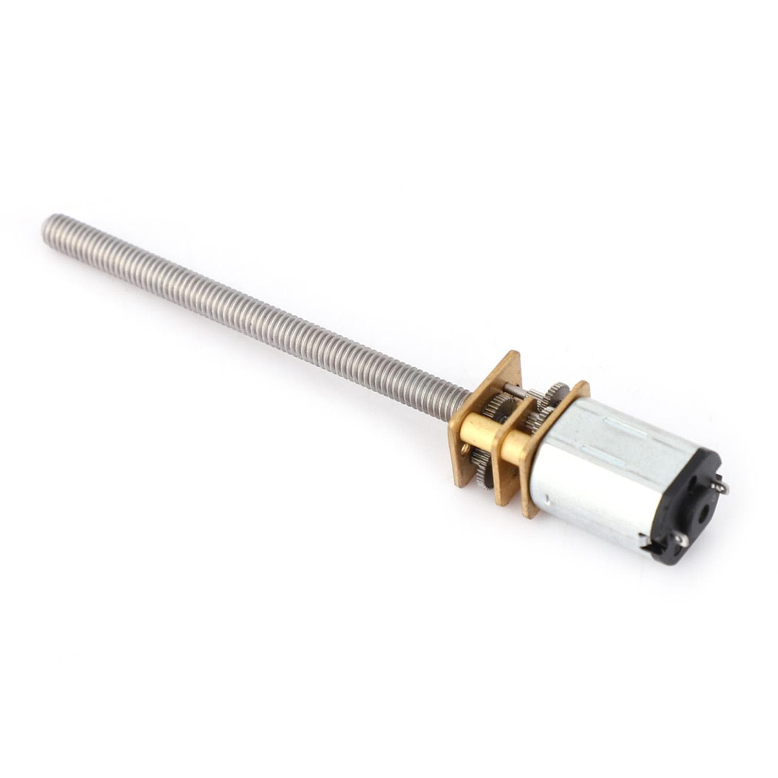 N20 Gear Motor Screw Speed Reduction Motor M4x55mm 12V Ball Screw Accessory(200RPM)