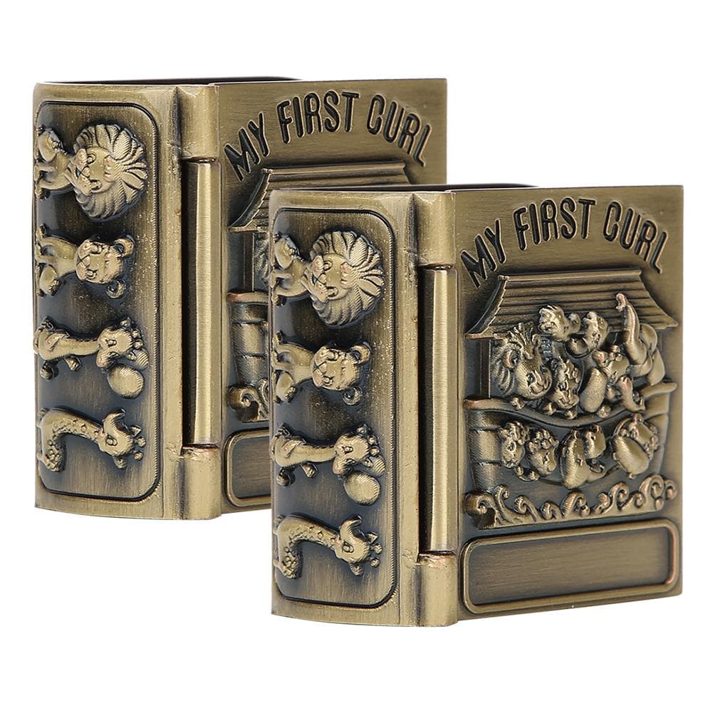 2Pcs Book Jewelry Box Tooth Collection Case Exquisite Vintage Craft Gift Ornament