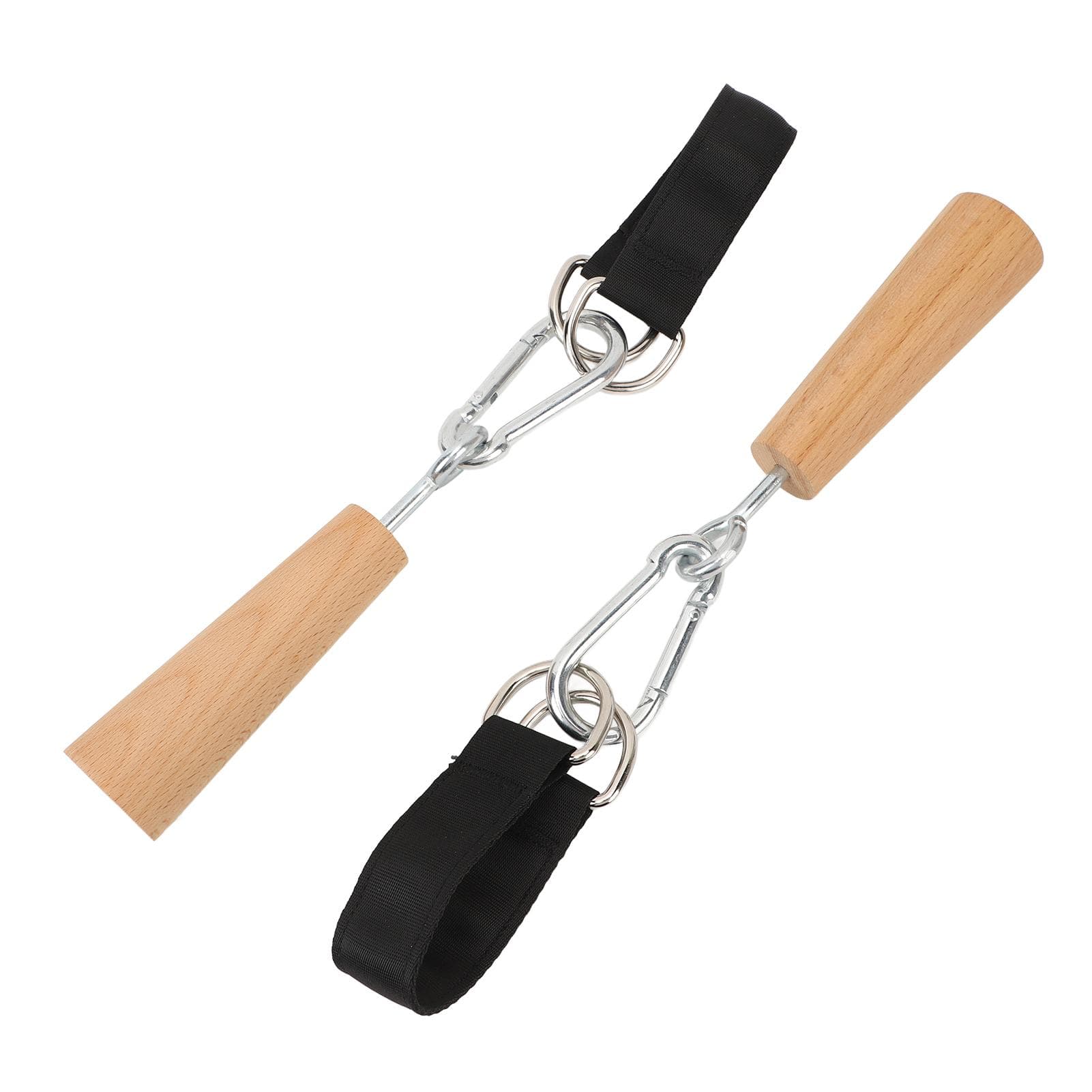 1 Pair Wooden Pull Up Grips Professional Arm Strength Training Pull Up Fitness Accessories for Home