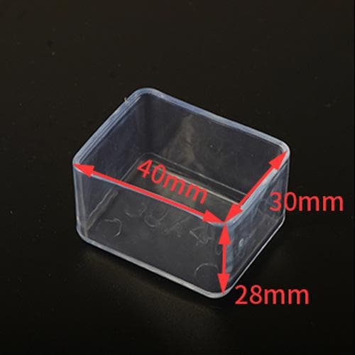 Brand New 4pcs Rubber Chair Leg Caps Non-slip Table Foot dust Cover Socks Floor Protector pads Pipe Plugs Furniture feet Rectangle 30x40mm