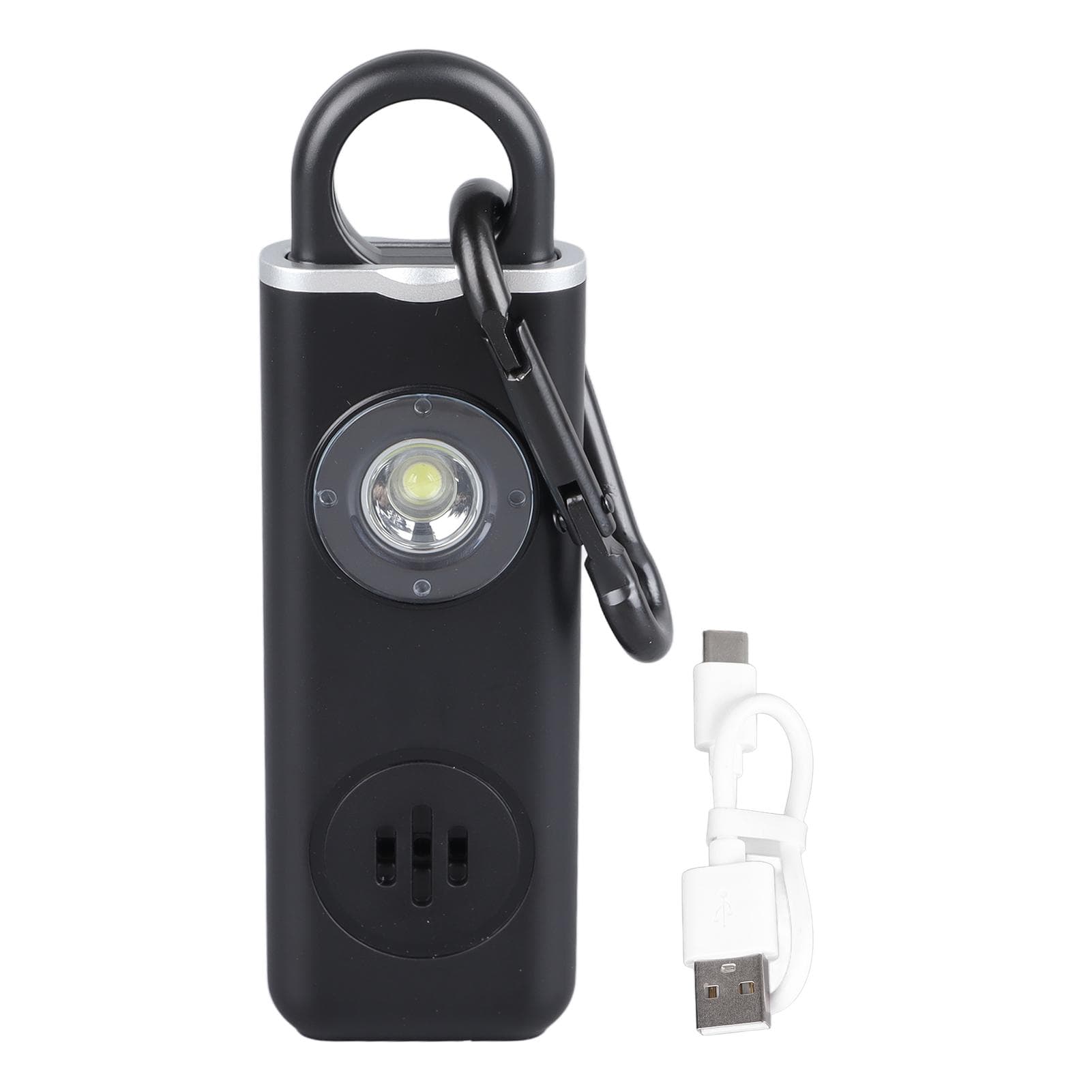 Personal Safety Alarm Rechargeable Self Defense Siren Keychain for Women Students