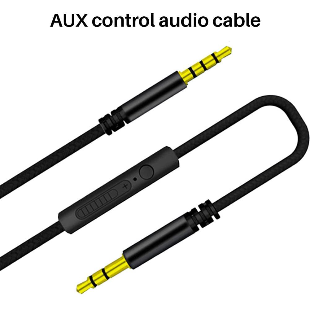 o Cable 3.5mm Male to Male o Aux Cable with Mic for Phone Headphone Car red