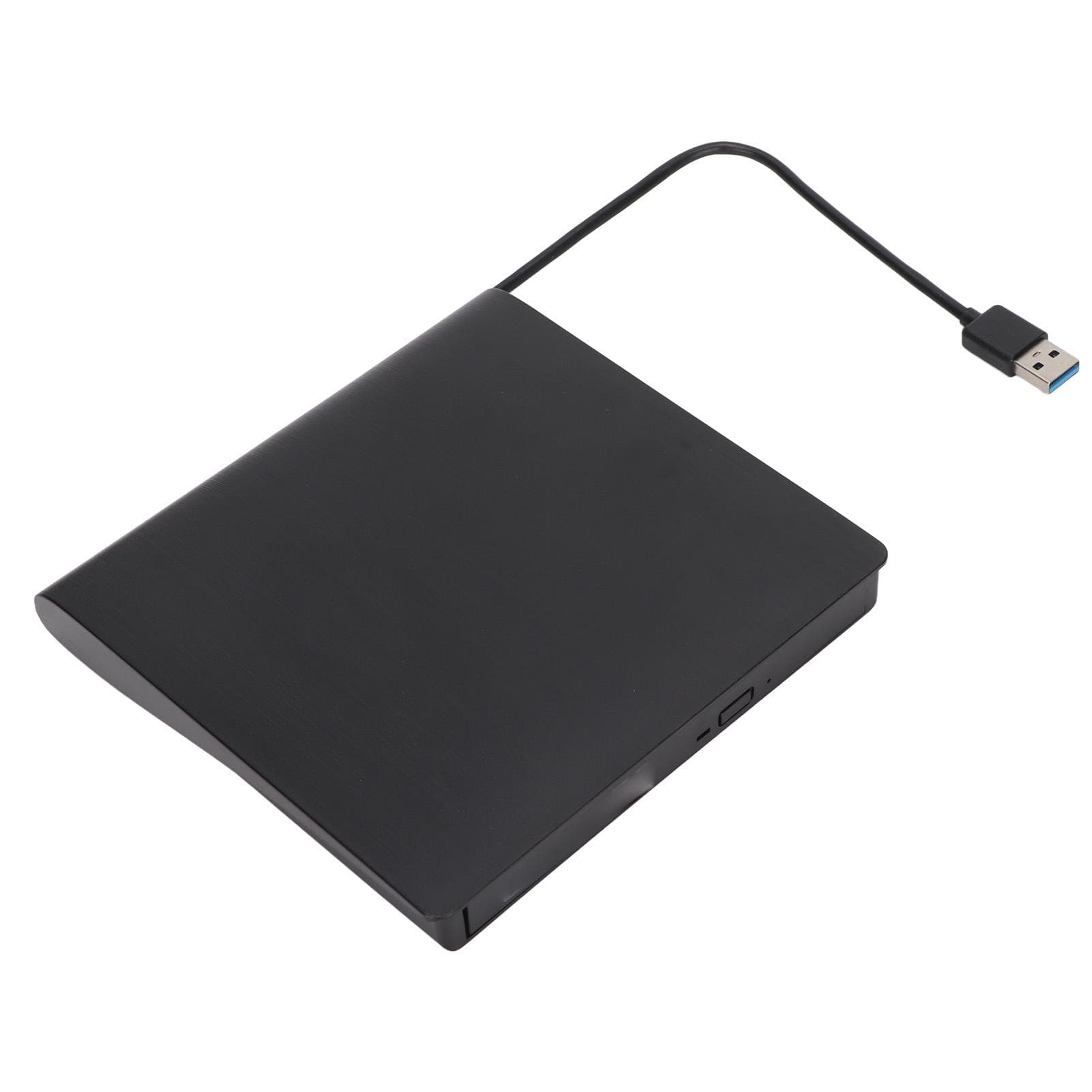 External DVD Drive Black USB 3.0 Interface Stable Reliable Low Noise Horizontal Self Supporting
