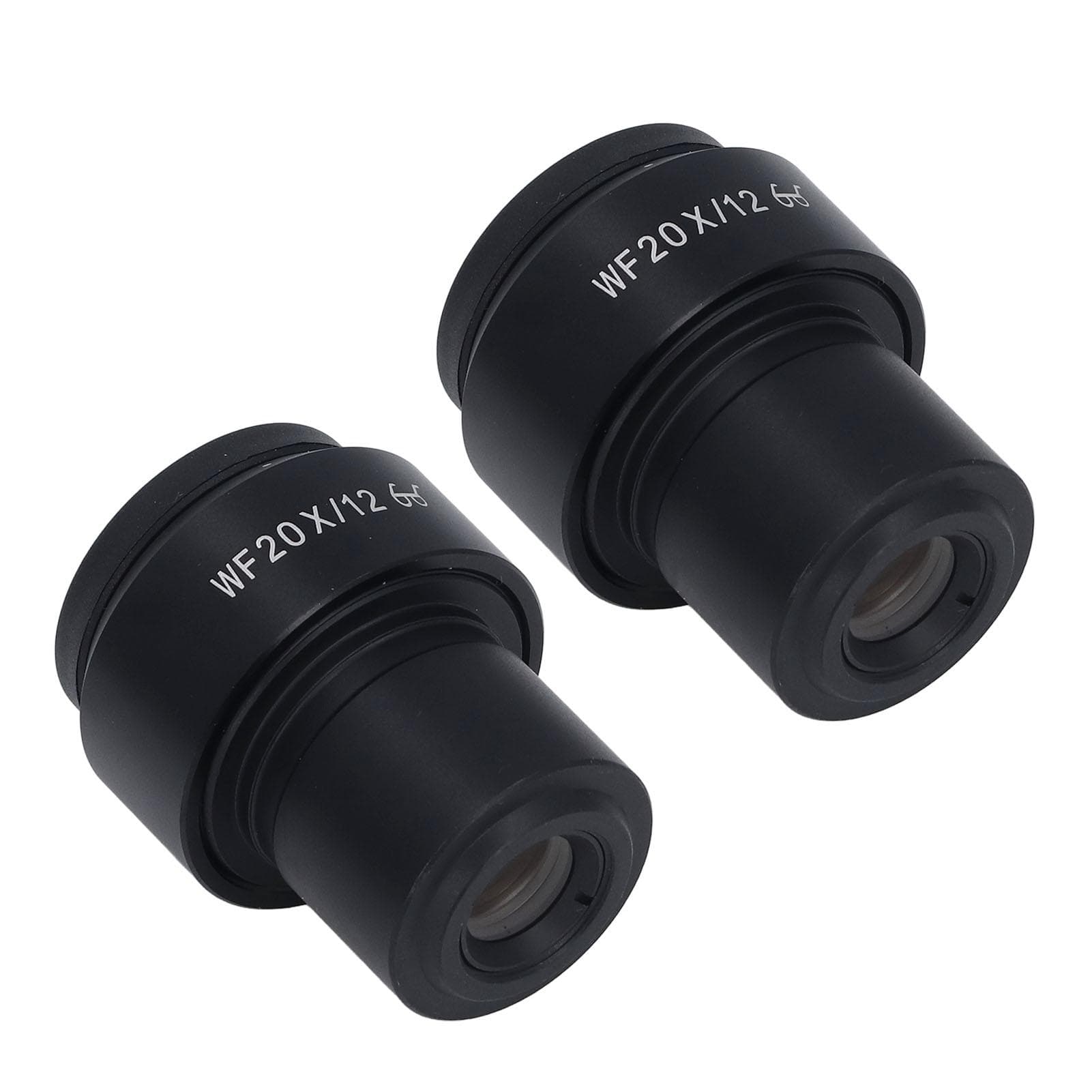 2 Pcs Microscope Eyepiece WF20X Widefield Adjustable Diopter Optical Microscope Eyepiece with 30mm