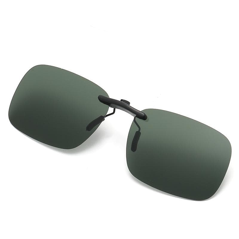 non-polarized Rimless Men Clip on Sunglasse Glasses Narrow Clip-on Lenses Women Anti-glare Night Vision Clips