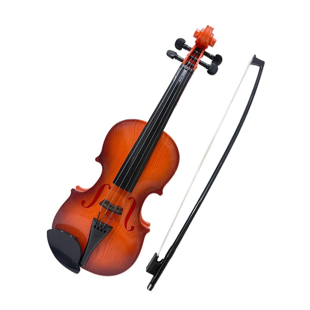 Simulated Violin Music Practice Violin for Beginners Violin Kit Musical Instrument Exquisite light brown