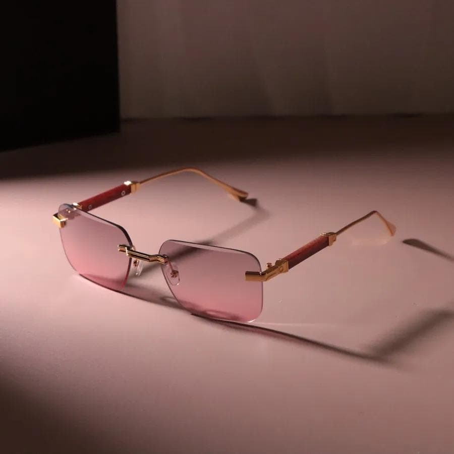 Geometric Small Frame Square Sunglasses Women Men Designer Fashion Stylish Eyewear UV Protection Mirror Lens Other