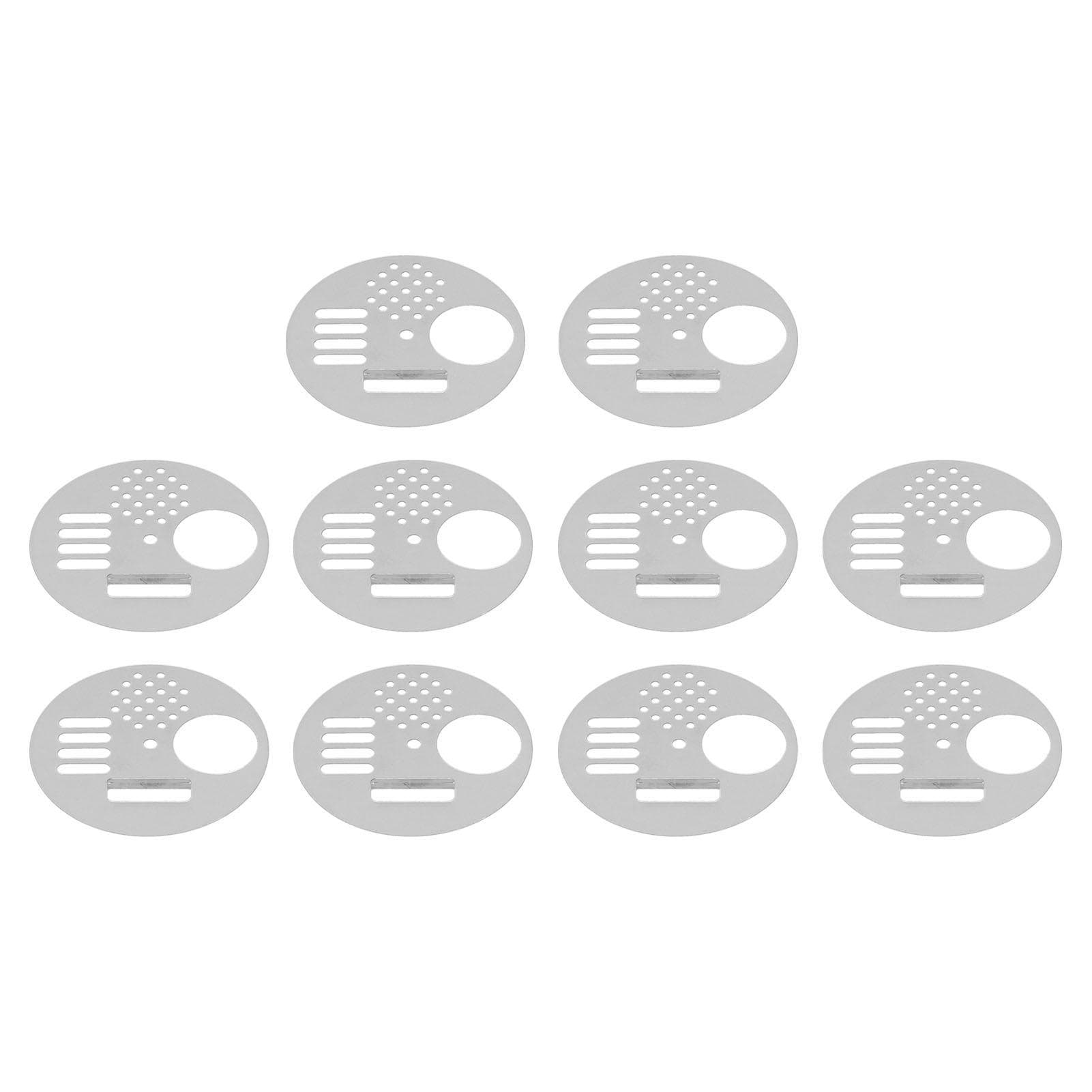 10Pcs Round Beehive Door Stainless Steel 6.8cm Rotatable Efficient High Performance Beehive Supplies
