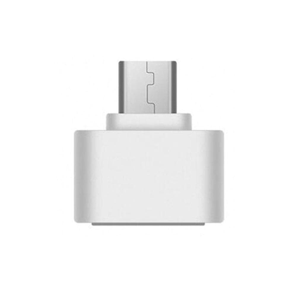 High Speed Type-C To USB OTG Adapter Converter For Flash Drive Mouse U Disk Reader For Android Iphone Tablet Smart Phone Connect Micro USB white