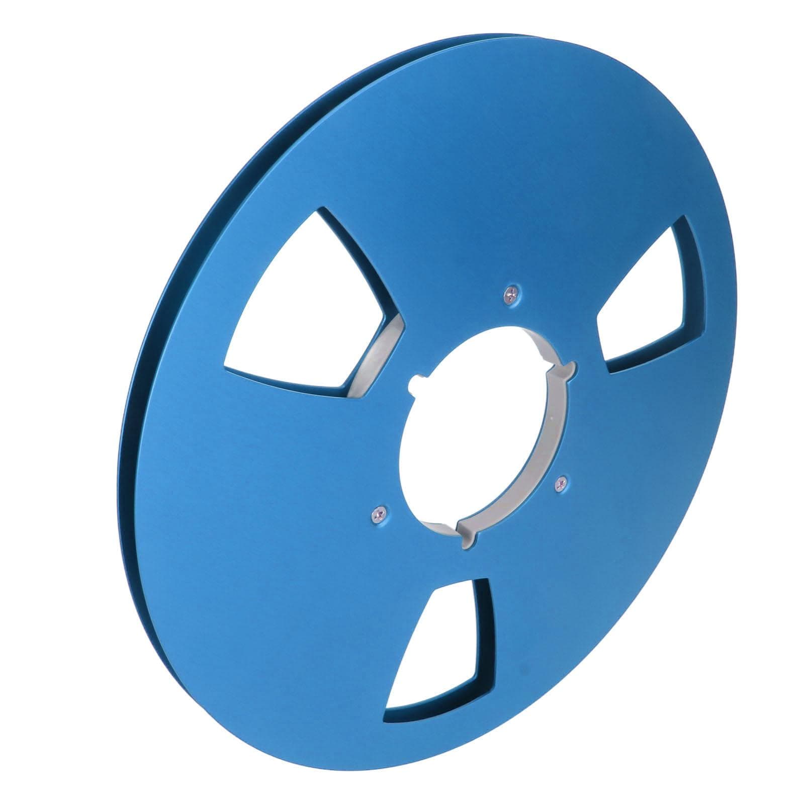 10.5 Inch 14 Inch Tape Reel Open Reel 3 Wind Resistance Holes Empty Tape Reel for Recording blue