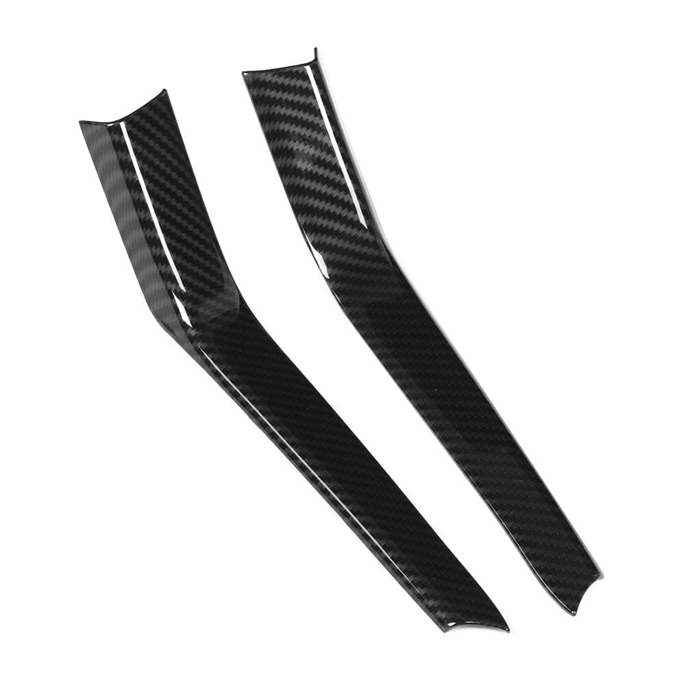2pcs Carbon Fiber Style Car Water Cup Holder Trim Stripe Fits for Mercedes Benz GLE GLS ML GL W166