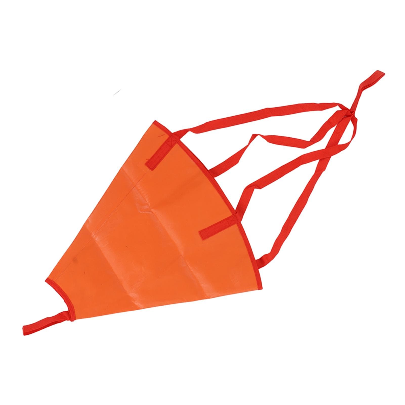 Orange Drift Sock Sea Anchor Drogue Float Simple Operation Compact Design Kayak Accessories for
