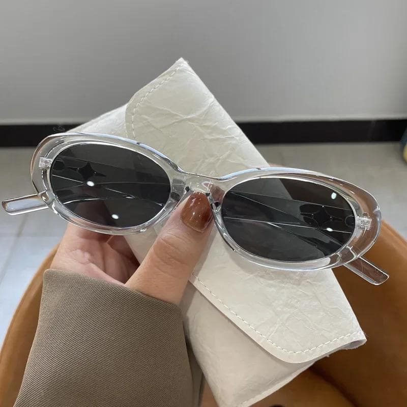 New Fashion Summer Sunscreen Sunglasses Women Oval Retro Style Outdoor Leisure Decorative Glasses UV Protection