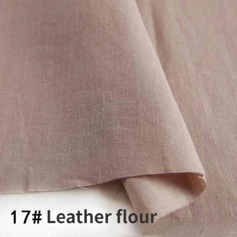 100% Pure Linen Clothing Hemp Fabric By The Meter Thin Stone Washed High-Grade Quality Linen Summer Dress Pants Ramie Cloth
