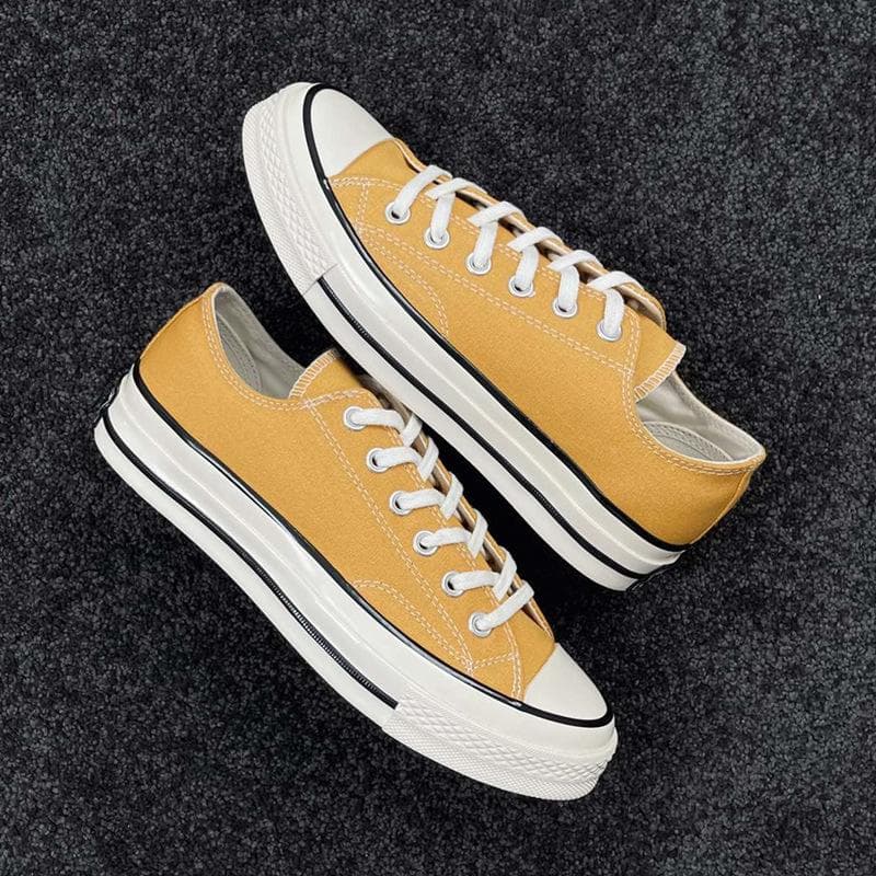 Canvas Shoes Male and Female Students Classic Korean Version of All-match Skateboard Shoes Low Top Skate Shoes 44