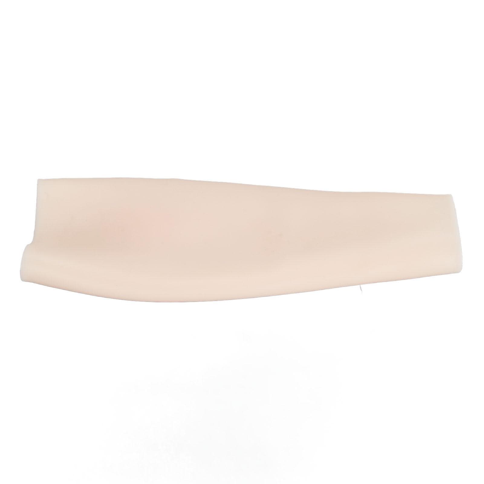 White Skin Colour Silicone Calf Sleeve O Leg Pads Calf Pads Corrector Realistic Leg Enhancement for S Size