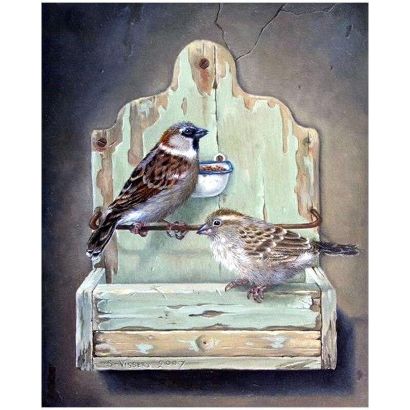 Diamond Painting Cross Stitch Kit Full Square Drill Rhinestone Diamond Embroidery 20X30CM