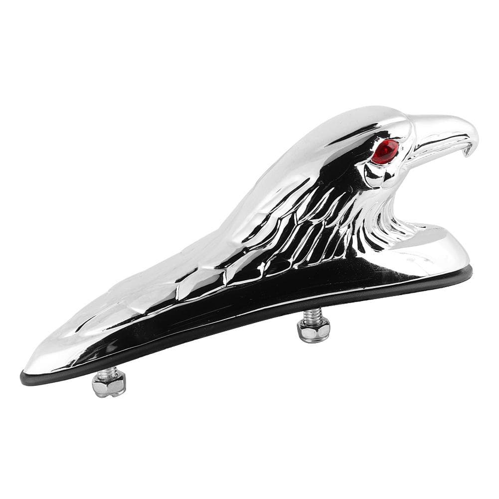 Universal Motorcycle Front Fender Mudguard Decor Ornament Eagle Head Statue