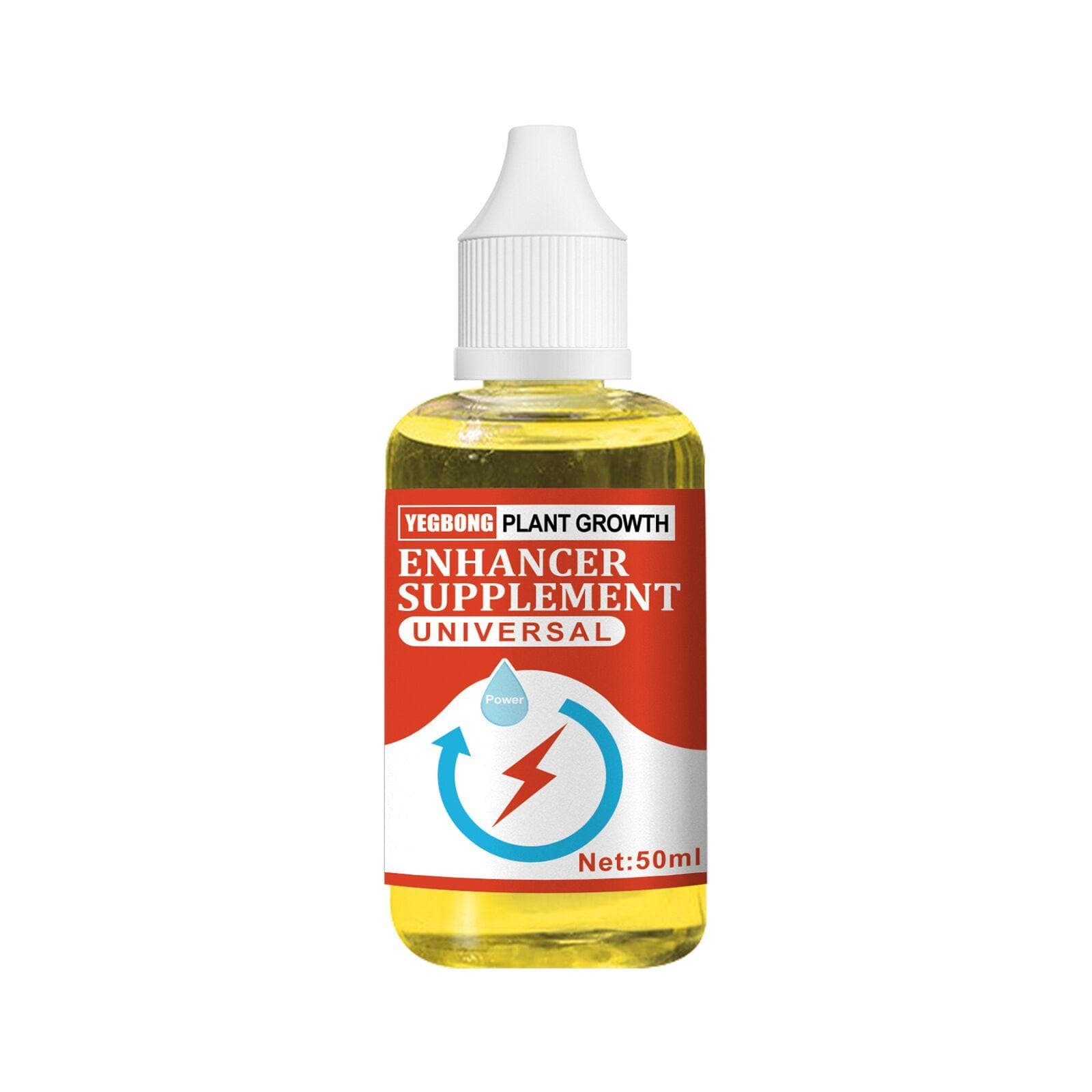 Plant Growth Enhancer Supplement Promotes Increased Colonization, Relieves Stress, Add To Water Or Use As A Spray 50ML yellow