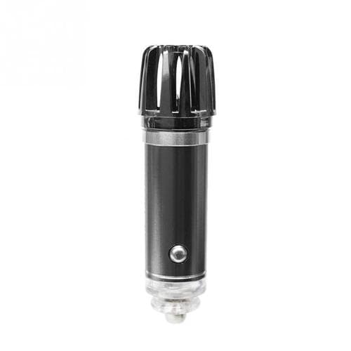 12V Mini Air Ionic Purifier Auto Car Home Fresh Oxygen Bar Ionizer Cleaner LED