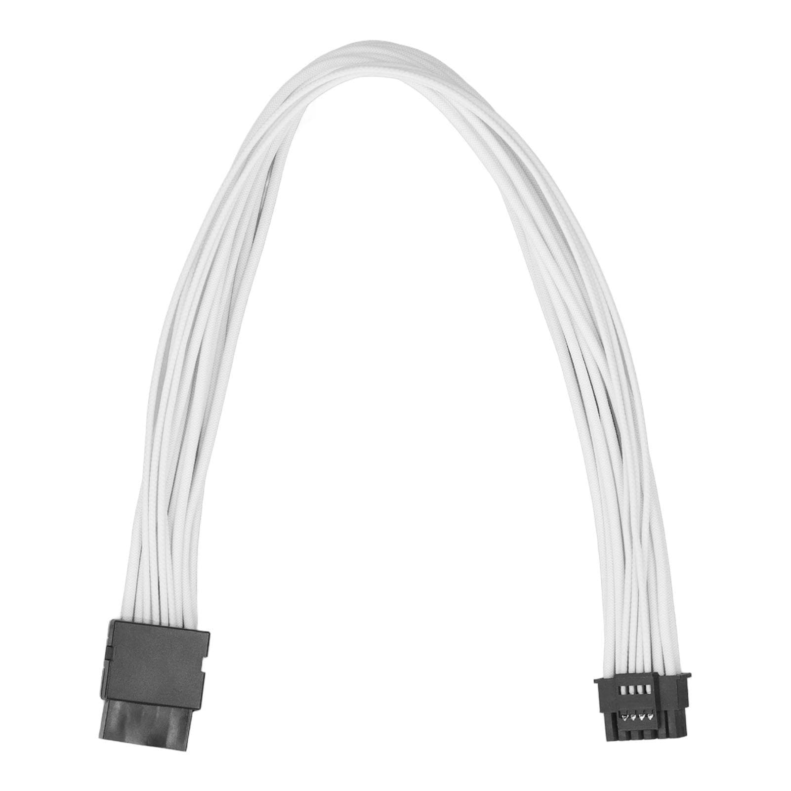 12vhpwr 16 Pin Gpu Cable 600W Pcie 5.0 12+4 Pin Male to Female Gpu Extension Cable for RTX3090Ti 40 white