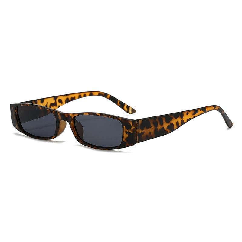Fashion Small Oval Women Luxury Sunglasses Retro Designer Eyewear UV400 Leopard Print Gafas De Sol 1PC