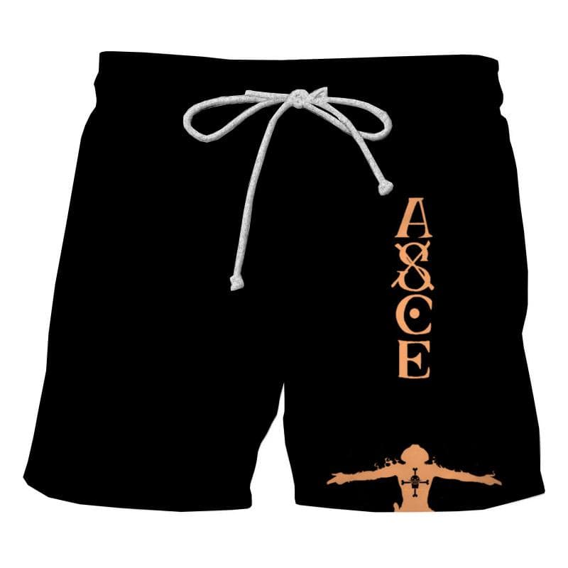 2022 Summer Japanese Anime One Piece Luffy Zorro Print Men's Swimming Shorts Quick Dry Beachwear Swimwear Surfboard Sports Pants XL
