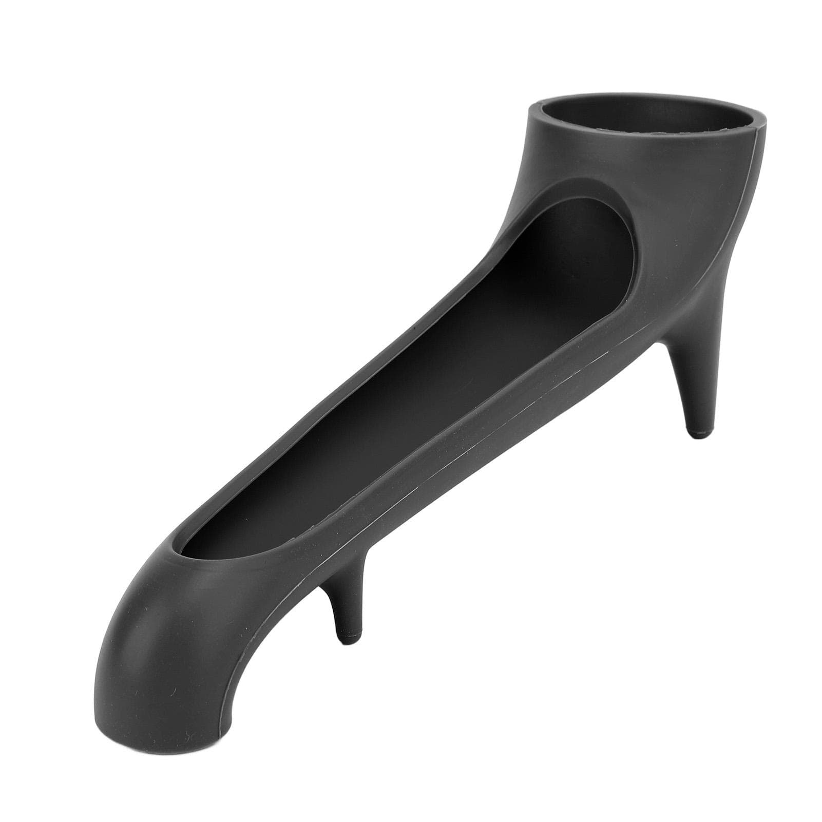 Coffee Maker Water Spout Food Grade Silicone Water Tank Quick Access Funnel for Coffee Machine L black