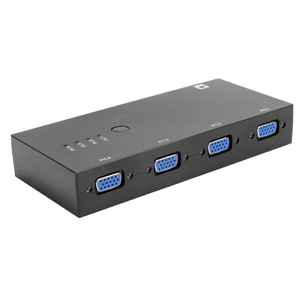 4 in 1 VGA Video Converter 500MHZ Bandwidth Adapter Black Home o Equipment