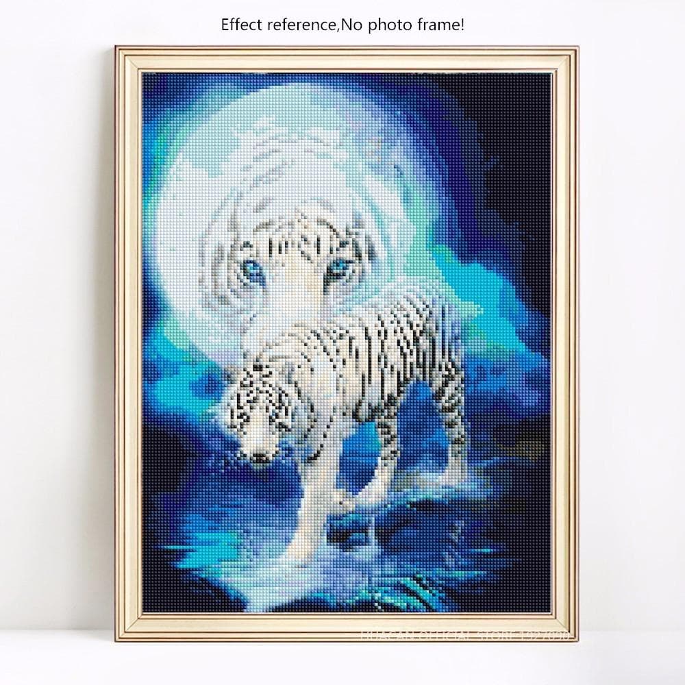 Diamond Painting Full Round Arrival Animals Diamond Embroidery Sale Tiger Hobby And Handicraft 20X30